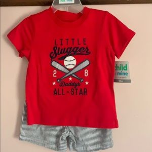 Baby boy shorts and shirt